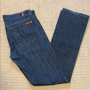 7 FOR ALL MANKIND STRAIGHT LEG JEANS
